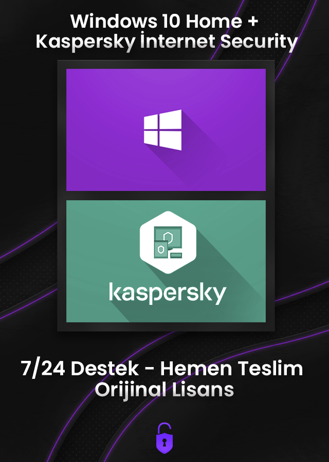 Windows 10 Home + Kaspersky İnternet Security