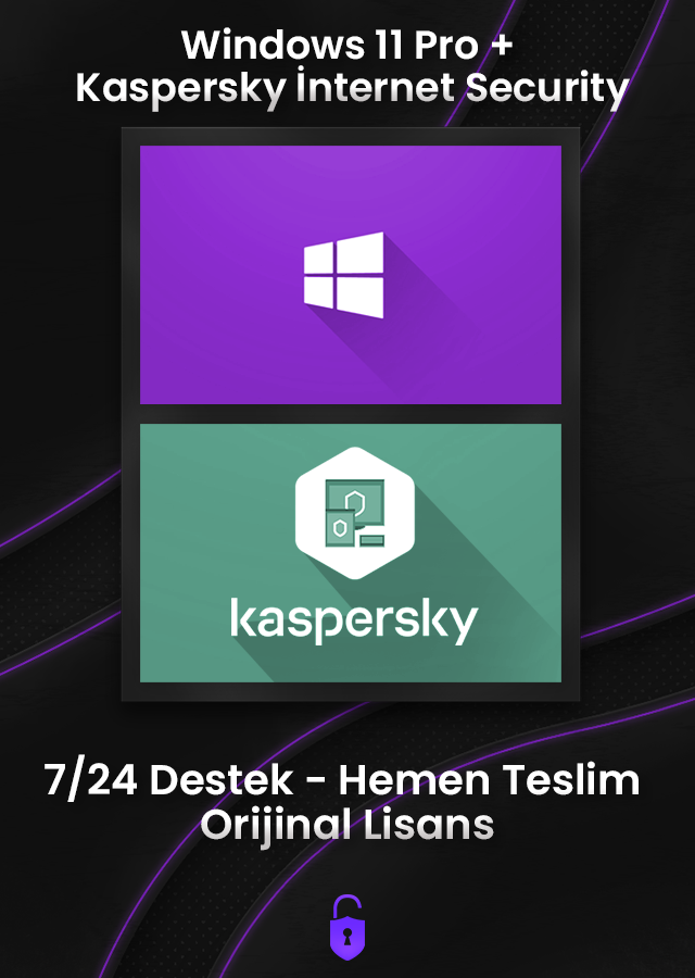 Windows 11 Pro + Kaspersky İnternet Security