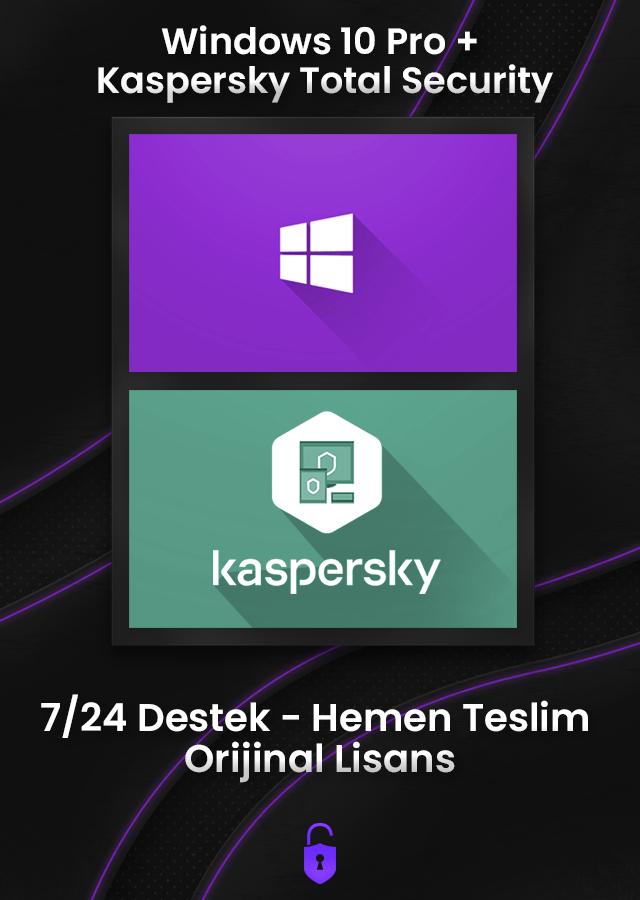 Windows 10 Pro + Kaspersky Total Security