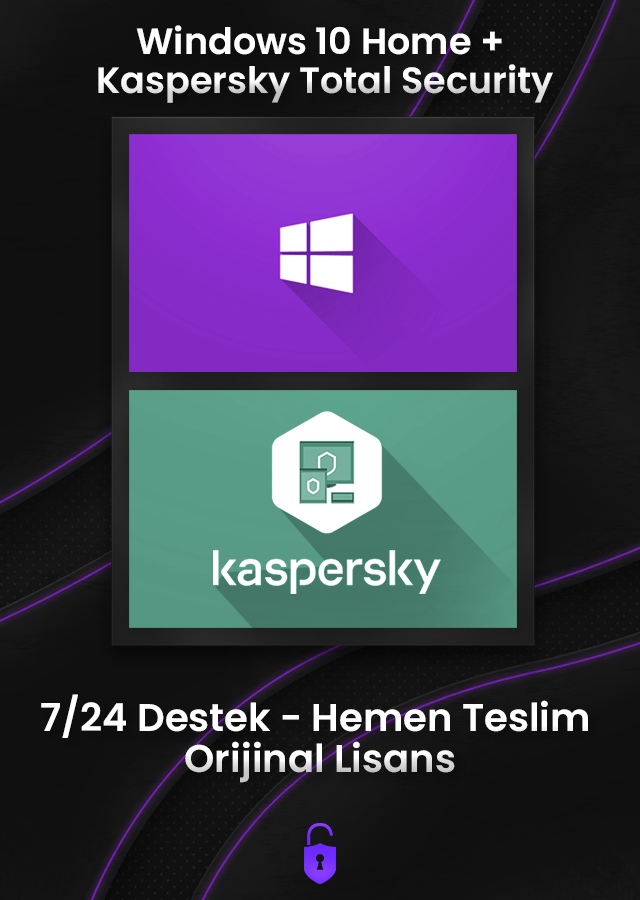Windows 10 Home + Kaspersky Total Security